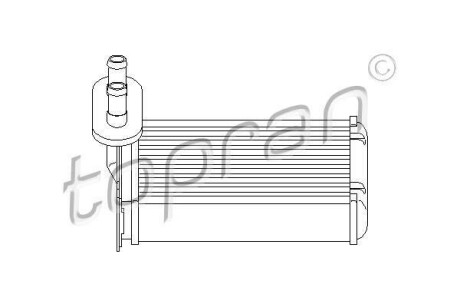 Радиатор отопителя салона TOPRAN 103147 (фото 1)
