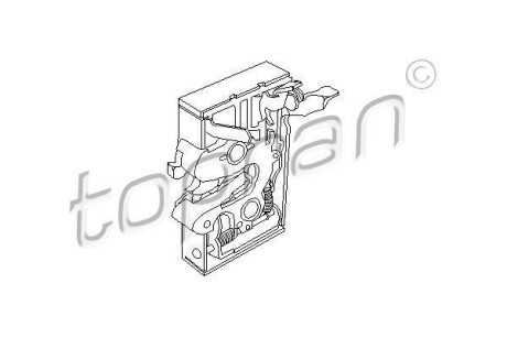 Замок дверний TOPRAN 103430