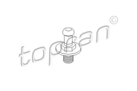 Шпилька замка дверного TOPRAN 103542