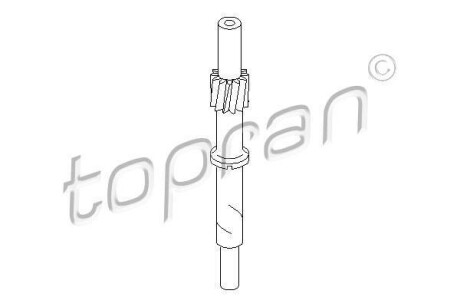 Тросик спидометра TOPRAN 107401