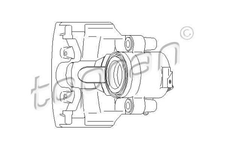 Суппорт гальмівний TOPRAN 110288