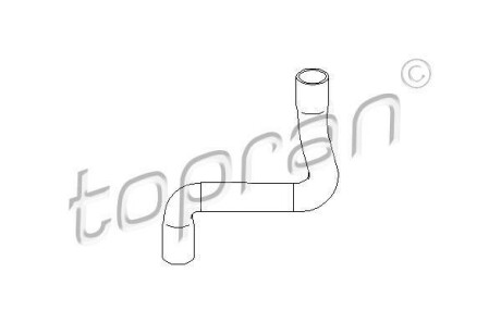 Шланг радіатора TOPRAN 110492