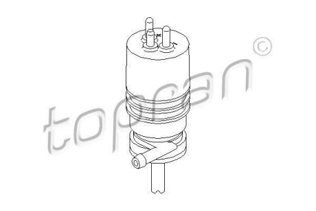 Помпа омивача TOPRAN 400117