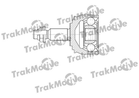 RENAULT Шрус наружный к-кт 27/37 зуб.Espace IV,Laguna II 2.2dCi 01- Trakmotive 40-0659