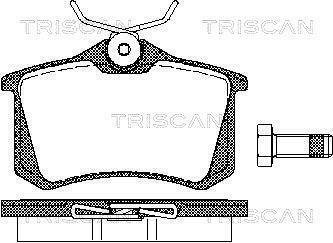 Колодки дискового тормоза TRISCAN 8110 10864 (фото 1)
