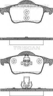 Колодки гальмівні дискові TRISCAN 8110 27004 (фото 1)