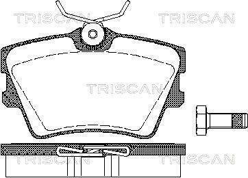 Колодки гальмівні дискові TRISCAN 8110 29014 (фото 1)