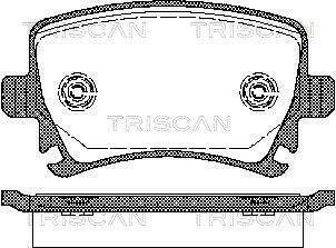 Колодки гальмівні дискові TRISCAN 8110 29052 (фото 1)