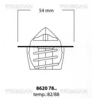 Термостат TRISCAN 8620 7882 (фото 1)