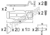 Ремкомплект колодок гальмівних KIT.016