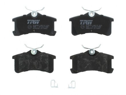 Комплект тормозных колодок, дисковый тормоз TRW GDB3334 (фото 1)