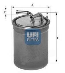Паливний фільтр UFI 24.016.00