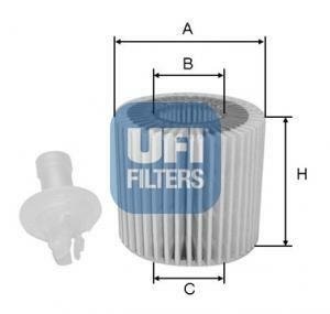 Масляний фiльтр UFI 25.116.00 (фото 1)