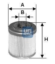 Масляний фiльтр UFI 25.588.00 (фото 1)