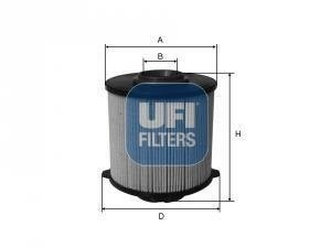 Фильтр топливный в сборе UFI 26.058.00