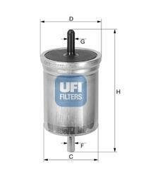 Фильтр топливный в сборе UFI 31.514.00