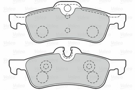 Гальмівні колодки дискові MINI Cooper/One/Works "1,4-1,6 "R "01-07 Valeo 302040 (фото 1)