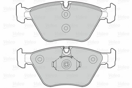 Гальмівні колодки дискові BMW/MG 3(E46)/X3(E83)/Z4(E85,86)/180/190/260 "2,0-4,6 "F "99-11 Valeo 302067 (фото 1)