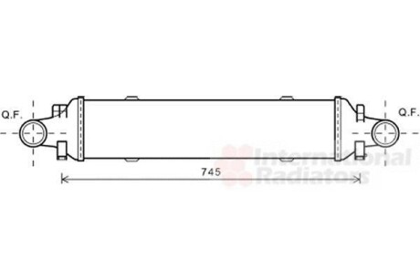 Інтеркулер MERCEDES SERIE 204/ CLAS/ GLK Van Wezel 30004593