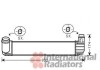 Интеркулер RENAULT MEGANE3 20i/19dCi MT 08- Van Wezel 43004411 (фото 1)