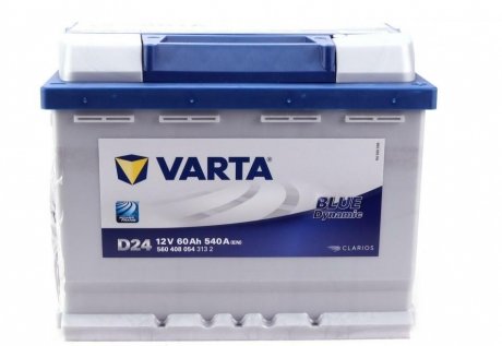 Стартерна батарея (акумулятор) VARTA 5604080543132 (фото 1)
