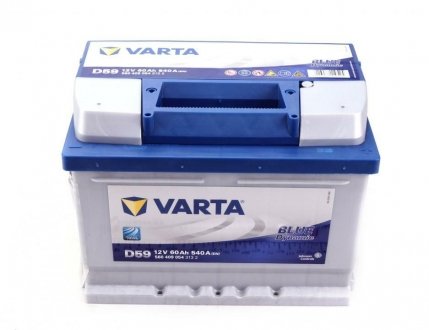Стартерна батарея (акумулятор) VARTA 5604090543132 (фото 1)