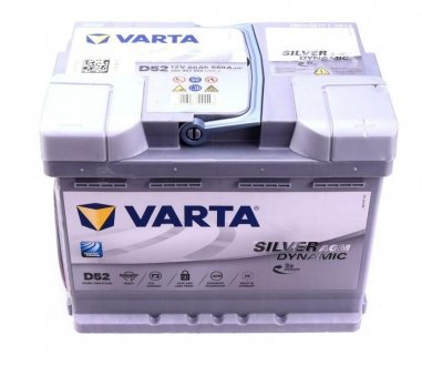 Стартерна батарея (акумулятор) VARTA 560901068D852 (фото 1)