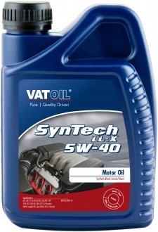 Моторное масло SynTech LL-X 5W-40 синтетическое 1 л VATOIL 50034 (фото 1)