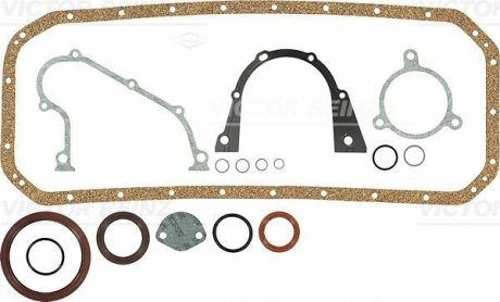 Комплект прокладок масляного піддону BMW E30,E28,E34 2,0-2,7 -93 Z1 2,5 -91 VICTOR REINZ 08-24600-03 (фото 1)