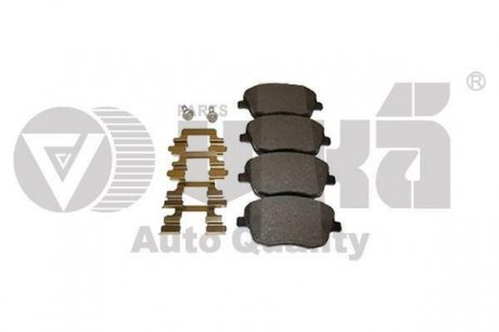Колодки тормозные передние без датчика Skoda Fabia (00-10),VW Polo (02-10)/Seat Ibiza (02-10) Vika 66981104301
