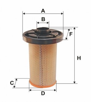 Фильтр воздушный /AK280 (WIX-Filtron) WIX FILTERS WA6036