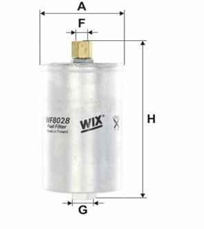 Фильтр топл. AUDI /PP826 (WIX-Filtron) WIX FILTERS WF8028