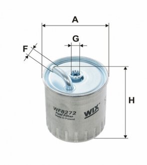 Фильтр топл. PP841/4/ (WIX-Filtron) WIX FILTERS WF8272 (фото 1)