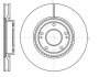 Гальмівний дискпередній вент. Hyundai I30 /Kia Cee\'D/ Cerato III 1.4-2.6  11 - (300x28)