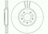 Гальмівний диск перед. A1/A3/Bora/Cordoba/Fabia (96-21) D6544.10