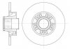 Диск тормозной задний (пр-во Remsa) (с подшипником с кольцом АБС) Renault Trafic D6733.20