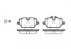 Колодки тормозные дисковые задние Bmw 1 1.6 03-13,Bmw 1 1.6 06-12,Bmw 1 1.6 10- P1032300