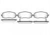 Гальмівні колодки перед. Kia Picanto/Hyundai i10 04- (mando)