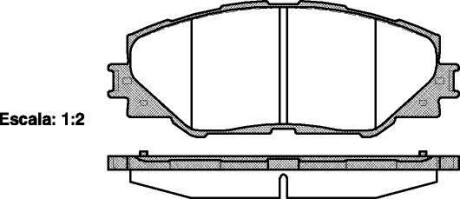 Колодки тормозные WOKING P13343.00