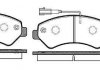 Колодки тормозные дисковые PSA Boxer Jumper Ducato 11> / перед (P13753.12) WOKIN