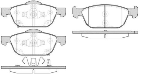 Колодки гальмівні WOKING P14523.02