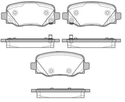 Колодки тормозные WOKING P14783.02