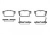 Гальмівні колодки зад. Civic 98-/Accord 90-03 (Akebono) (47,8x88,9x14) P225332