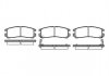 Колодки тормозные диск. задн. (пр-во Remsa) Mitsubishi Galant 96>04, 04> (P3913.02) WOKING