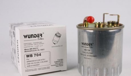 Фильтр топливный WUNDER WB 704 (фото 1)