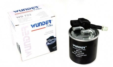 Фільтр паливний WUNDER WB 722 (фото 1)