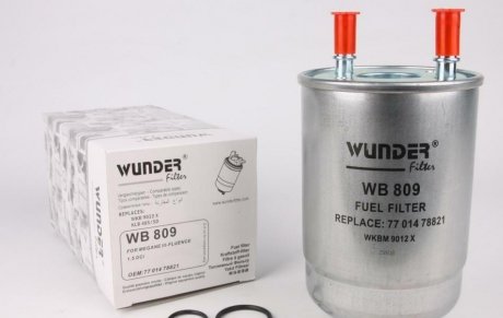 Фільтр паливний WUNDER WB 809